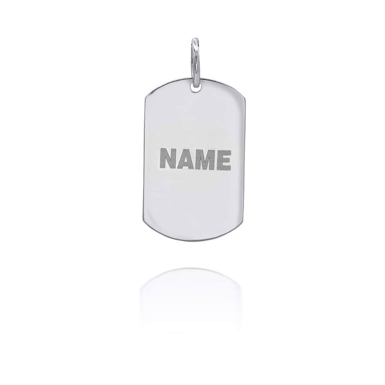 Personalized Lord's Prayer Reversible Pendant Necklace With Your Name in Solid .925 Sterling Silver
