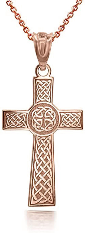 Irish Celtic Knot Cross Engravable Name 1.46